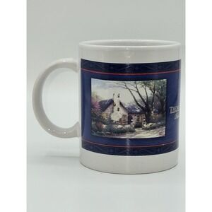 Vintage 2003 Thomas Kinkade Morning Glory Cottage Collectible‎ Coffee Mug